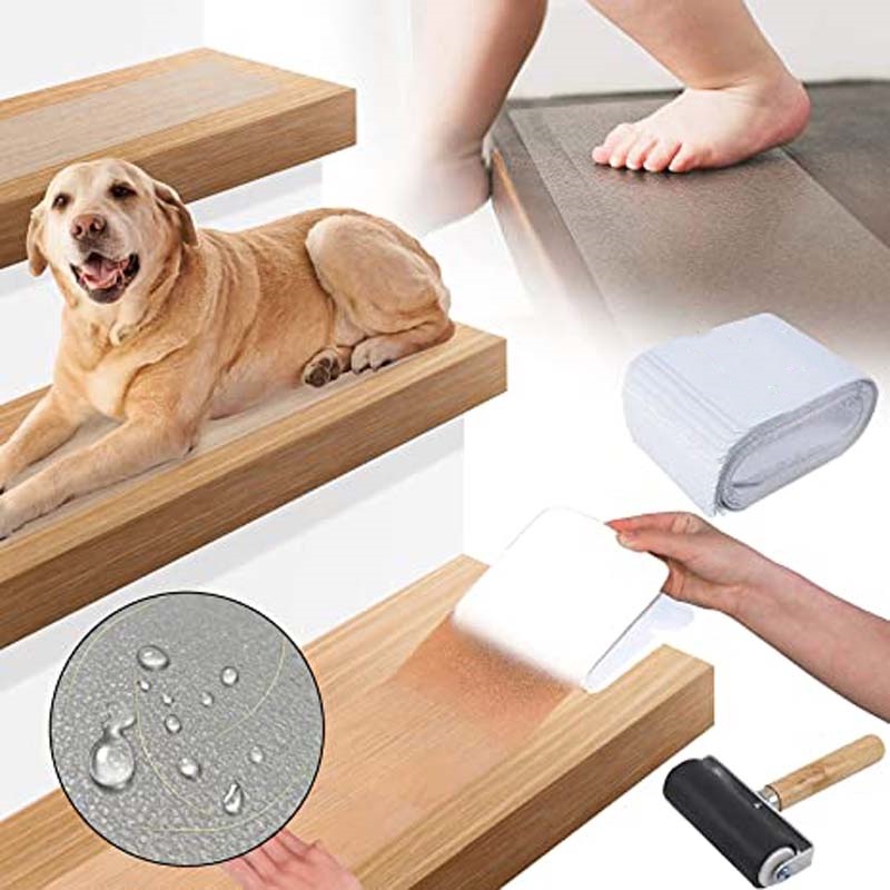 สติกเกอร์เทปใส Peva กันลื่น กันน้ํา ที่ทนทาน สําหรับติดบันได ราคา ถูกที่สุด ดีลบีเคเค แกลเลอรีภาพที่ 3