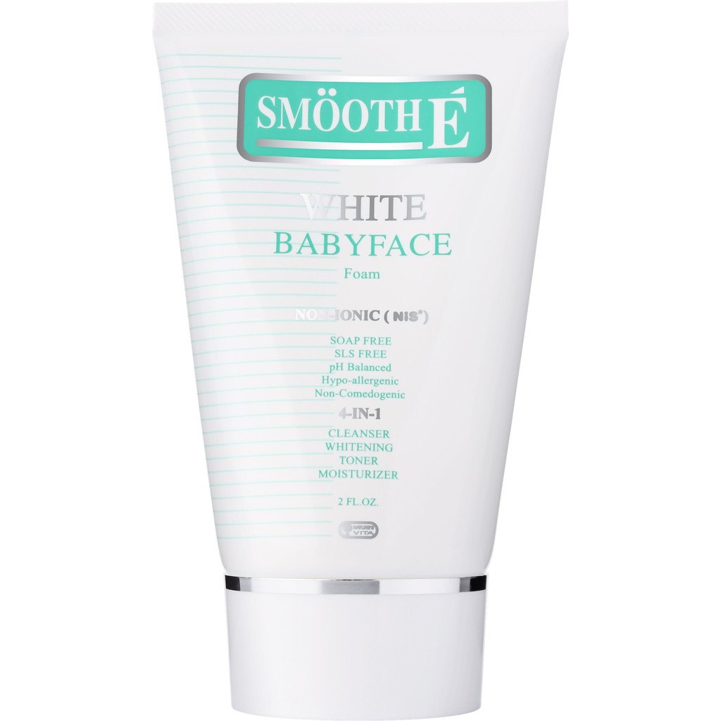 SMOOTH-E สมูทอี ไวท์ เบบี้เฟส โฟม ไวท์ เบบี้เฟซ โฟม2 Oz.
