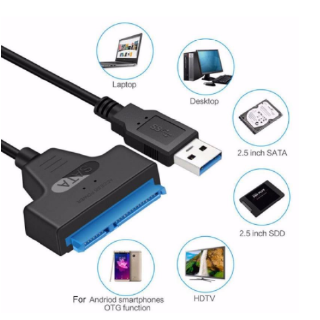 สายเคเบิลอะแดปเตอร์ usb 3.0 แปลงเป็น sata 1 ชิ้น