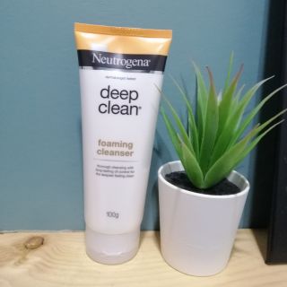 Neutrogena deep clean foaming cleanser (100g) โฟมล้างหน้า