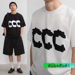 เสื้อยืดแขนสั้น ผ้าฝ้าย ทรงหลวม ขนาดใหญ่ สไตล์ฮิปฮอป ฮาราจูกุ สําหรับผู้ชาย ไซซ์ S - 7XL