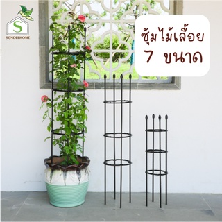 ซุ้มไม้เลื้อย ปลายเปิด ขนาดใหญ่ กันสนิม สูง120-180cm ประกอบง่าย 7ขนาด ซุ้มกุหลาบ โครงไม้เลื้อย ขนาดใหญ่