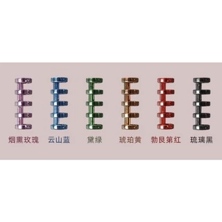 <พร้อมส่ง> NEJA LIFE สันห่วงสีใส Retro Color ข้อสั้น 5ห่วง มี 6สี แบบแพ็ค 📒 เครื่องเขียน, สมุดรีฟิว, อุปกรณ์สำนักงา
