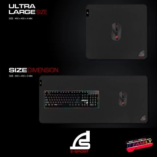 แผ่นรองเมาส์ กันน้ำ SIGNO E-Sport MT-328/329/330 AREAS 1 2 3 ขนาดยาว 450x400x4มม| 900x400x3มม.