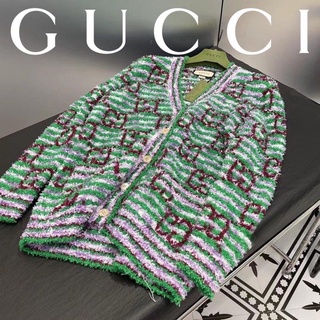 (ส่งฟรี) เสื้อไหมพรมแขนยาว CARDIGANS GUCCI KNIT 2022SS