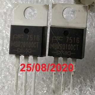 Panjit - MBR20100CT ของแท้เกรดไต้หวัน schottky barrier rectifier diode