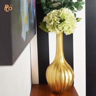 Philos, Flowers Vase Plating Small : PF4-VA1709 | แจกันใส่ดอกไม้ทรงสูงสีทองขนาดเล็ก สำหรับตกแต่งภายในบ้าน