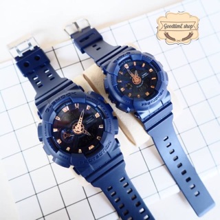 G-shock / Baby-g สีกรมหน้าพิ้งโกลว