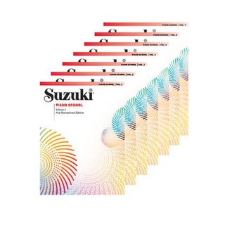 Suzuki piano book 1-7 (new international edition) ไม่มี cd