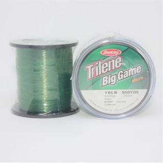 TRILENE Big Game 10LB เอ็นโหลดสีเขียวขี้ม้า