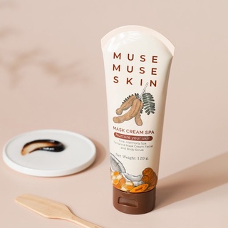 muse muse skin มาส์กมะขาม ลดรอยดำ หน้าขาวกระจ่างใส ขนาด 120g.