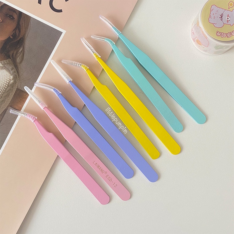 Sale พร้อมส่ง ที่คีบสติ๊กเกอร์ ที่คีบสติกเกอร์ปลายแหลม ที่คีบของตกแต่ง แหนบปลายแหลม ที่คีบปลายแหลม ที่คีบ สติกเกอร์