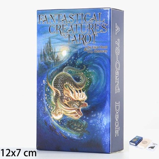 การ์ดเกมส์ Fantastical Creatures Tarot ขนาด 12X7 ซม. สําหรับเล่นเกมส์