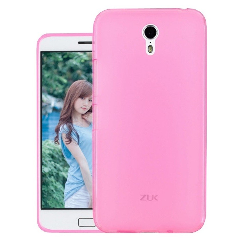 V-TECH เคส ทีพียู แบบใส สำหรับ LENOVO ZUK- Z1 (สีชมพู)