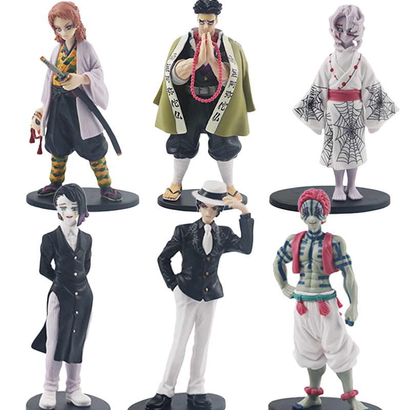 Demon Slayer Himejima Kyoumei อะนิเมะตัวเลข Kibutsuji Muzan Akaza Enmu Kimetsu ไม่มีตุ๊กตา Yaiba