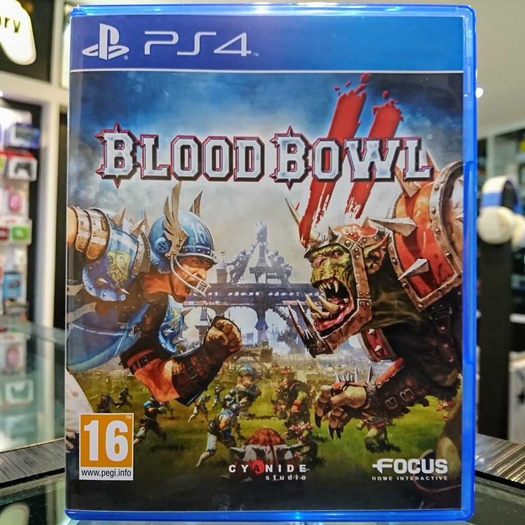 (ภาษาอังกฤษ) มือ2 Blood Bowl II แผ่นเกม PS4 แผ่นPS4 มือสอง (เล่น2คนได้ Blood Bowl 2 Bloodbowl2 Bloodbowl nfl Football)