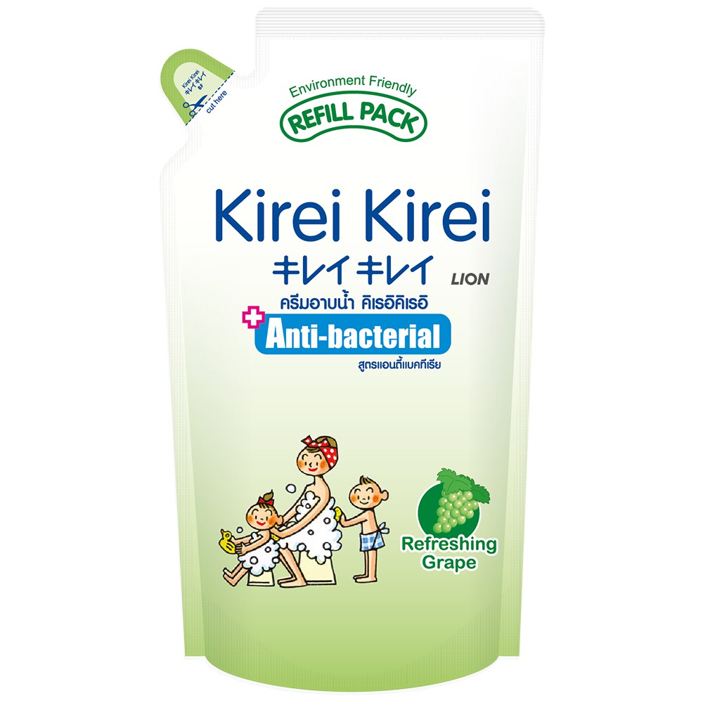 [ส่งฟรี] KIREI KIREI ครีมอาบน้ำ คิเรอิ คิเรอิ สูตรแอนตี้แบคทีเรีย ถุงเติม 600 มล. (เลือกกลิ่นได้)