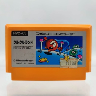 CLU CLU LAND ตลับแท้ Famicom FC เทสแล้ว เล่นได้