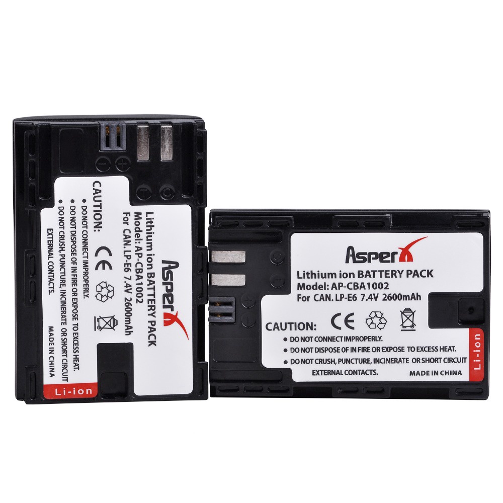 Kastar Battery Charger Kit For Canon LP-E6 LP-E6N – Includes 2300mAh Battery & Wall Charger