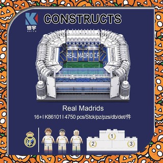 CHAMAA K86101 สเปนทีม Real Madrid Football Stadium มีไฟให้ สนาม สนามบอล ฟุตบอล สเปน สนามฟุตบอล