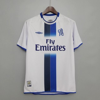 03-05 เสื้อฟุตบอล Chelsea Away สีขาว Retro Soccer