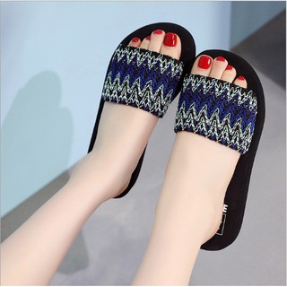 รองเท้าแฟชั่น รุ่น MZ-001 Womens Toe slipper รองเท้าแตะแบบสวมสำหรับผู้หญิง