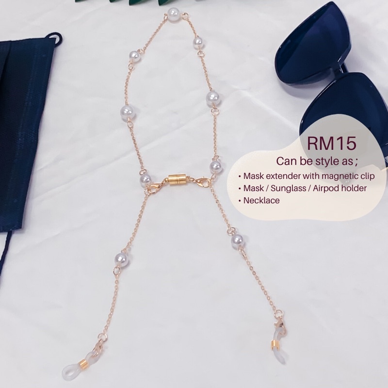 MAGNETIC MASK CHAIN, MASK EXTENDER / SHADES CHAIN, SPECTACLE CHAIN, FACE MASK