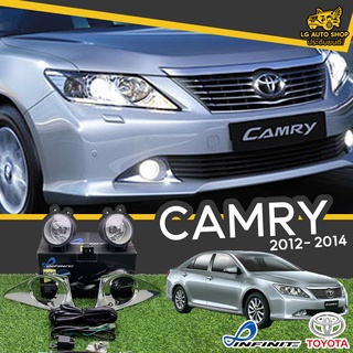 ไฟตัดหมอก ชุดไฟตัดหมอก  TOYOTA CAMRY 2012-2014 ยี่ห้อ INFINITE อุปกรณ์ครบชุด [ ซ้าย-ขวา ] lg_autoshop