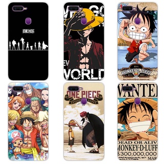 เคส ออปโป้ OPPO F9 F9 Pro A7X F7 F5 Case การ์ตูน One Piece เคสซิลิโคน Soft TPU โทรศัพท์มือถือ Back เคส