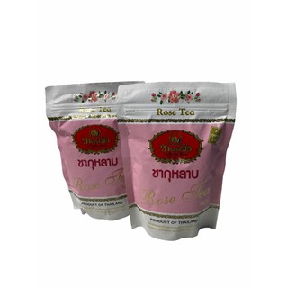 ชากุหลาบ ชาตรามือ ROSE TEA 150g แพคสีชมพู่ 1SETCOMBO/จำนวน 2 แพค/บรรจุ 300g ราคาพิเศษ สินค้าพร้อมส่ง!!