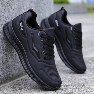 Gio Saverino Sepatu Sekolah Hitam Pakai Tali Joker