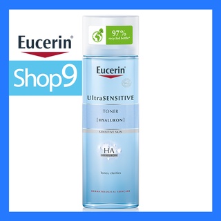 Eucerin UltraSENSITIVE [HYALURON] Toner 200ml หมดอายุ 28/01/2025 ยูเซอรีน อัลตร้าเซนซิทีฟ ไฮยารูลอน โทนเนอร์ 200 มล