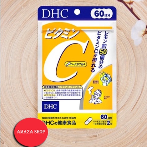 [ลดล้างสต๊อก หมดอายุ 2026+] DHC Vitamin C ดีเอชซี วิตามินซี 60 วัน (120 เม็ด)