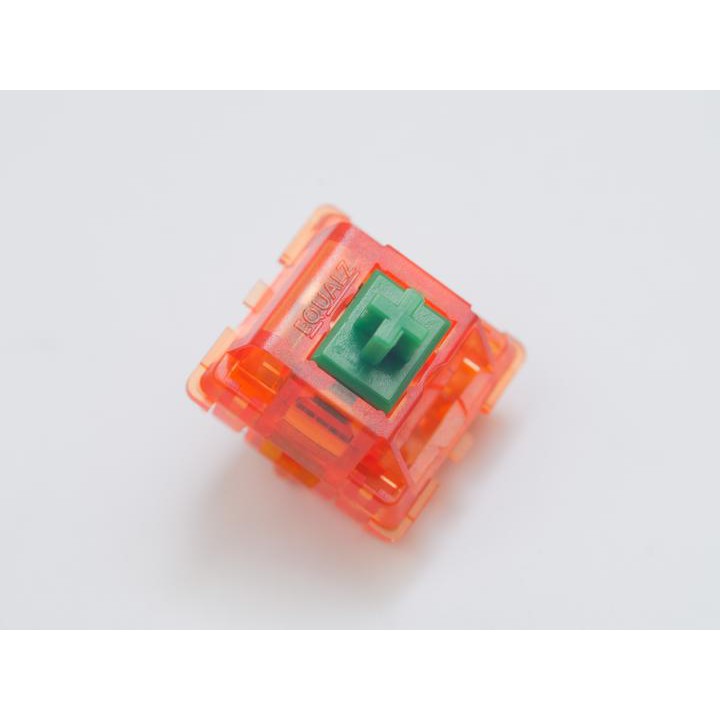 [62 g / 67 g] C³ Tangerine Switch (x1) สวิทช์ Linear สีส้มเขียวสำหรับ Mechanical Keyboard ผลิตโดย JWK (Durock)