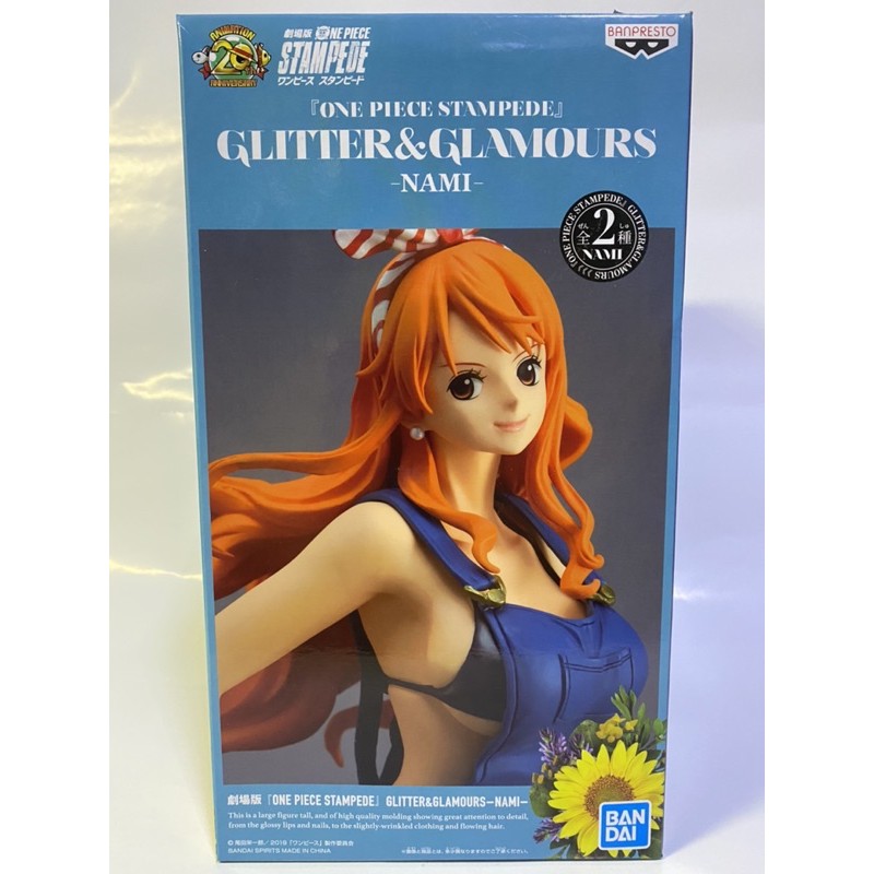 ของแท้!!! มือ1 Banpresto One Piece: Stampede Nami Glitter & Glamours Collectible Figure วันพีช นามิ 