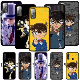 เคสซิลิโคนนิ่ม ลายอนิเมะยอดนักสืบโคนัน 68HE สําหรับ Samsung Galaxy A9 A8 A7 A6 A8+ A6+ Plus 2018 Quantum 2 M20 M30