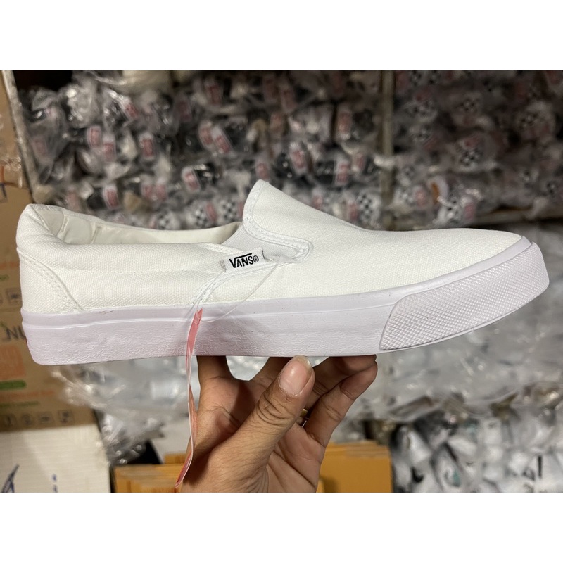 🛒😈 สินค้าพร้อมส่ง รองเท้าผ้าใบ(ตารางขาวดำ/ขอบขาว)🛍 sz.36-45 สินค้าพร้อม