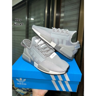 Adidas nmd รองเท้าผ้าใบผูกเชือกพร้อมกล่อง