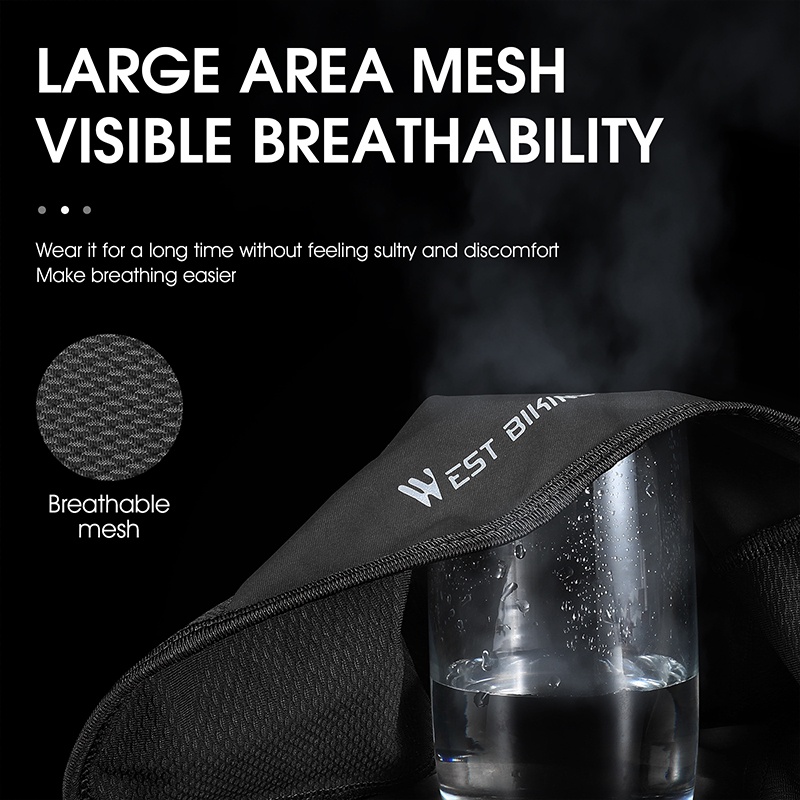 WEST BIKING ขี่จักรยานหน้ากากใบหน้าผ้าไหมน้ําแข็งกีฬาหน้ากาก UV400 ป้องกัน Balaclava ผู้ชายผู้หญิงฤดูร้อนขี่จักรยาน Anti UV ผ้าพันคออุปกรณ์ขี่จักรยาน — صورة 7