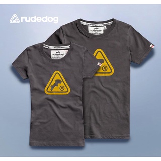 Rudedog เสื้อคอกลม ชาย หญิง   รุ่น กัปตัน สีlight grey