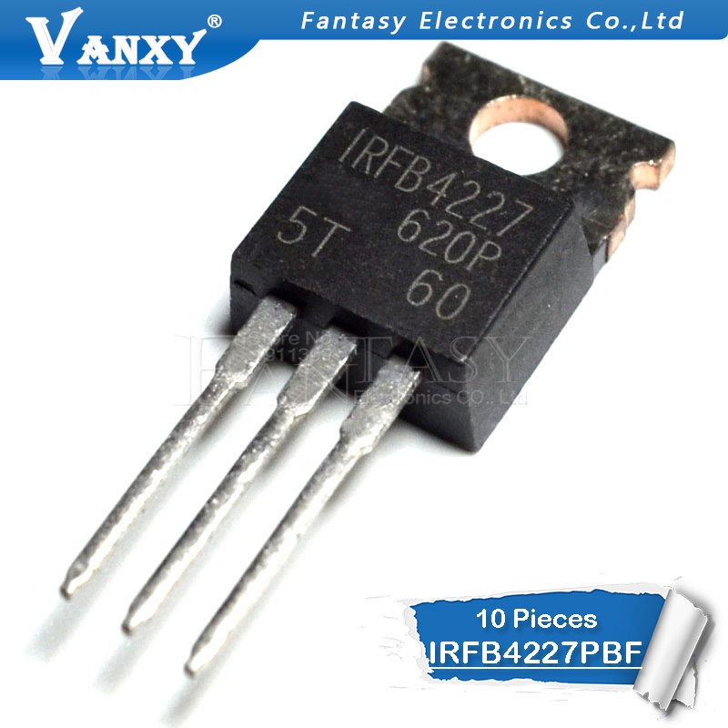 10pcs IRFB4227PBF TO220 IRFB4227 TO-220 ทรานซิสเตอร์ MOS FET ใหม่