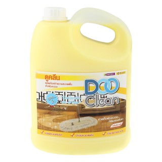 น้ำยาดันฝุ่น DOO CLEAN 4 ลิตร สีเหลือง น้ำยาทำความสะอาดพื้น