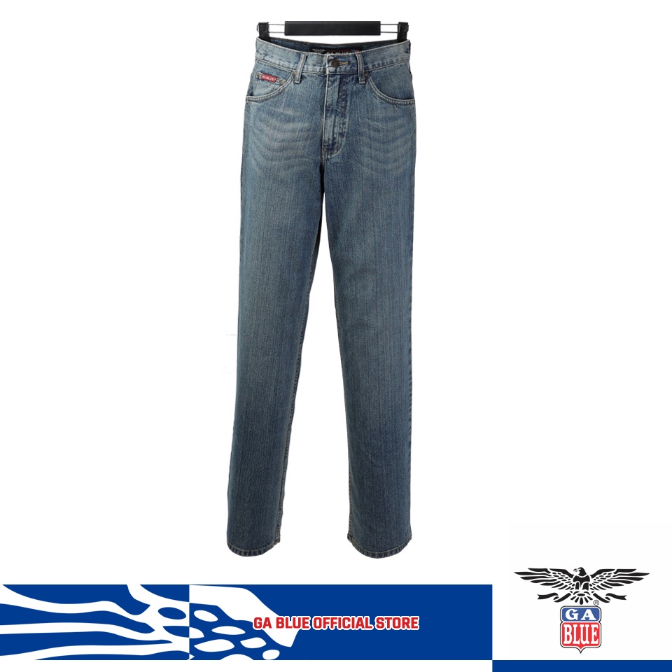 GA Blue 911 Mens Regular Rise Regular Fit Jeans - 1342