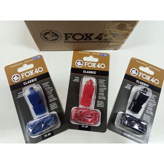 นกหวีด FOX40 รุ่น Classic + สายคล้อง x Grand Sport ดัง 115DB ของแท้ 100% ลิขสิทธิ์แท้ ภาคสนาม งานจราจร เดินป่า