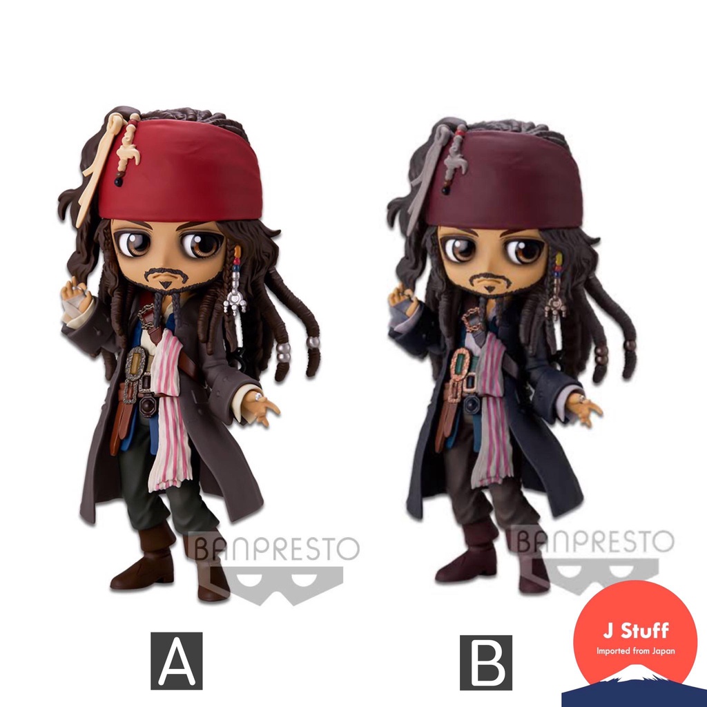 พร้อมส่ง 🇯🇵 Q posket Jack Sparrow  ของแท้ นำเข้าจากญี่ปุ่น - Figure Jack Sparrow