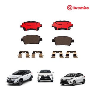 BREMBO ผ้าเบรค TOYOTA VIOS YARIS วีออส ยาริส E/J G/S