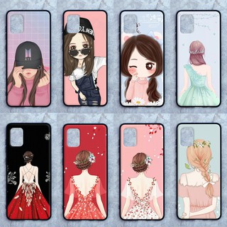 เคส Samsung A31 / A51 ใช้เคสเดียวกัน ลายการ์ตูนเจ้าหญิงน่ารักขอบนิ่มหลังแข็ง เคสมือถือ เคสโทรศัพท์ Caseเคส TPU