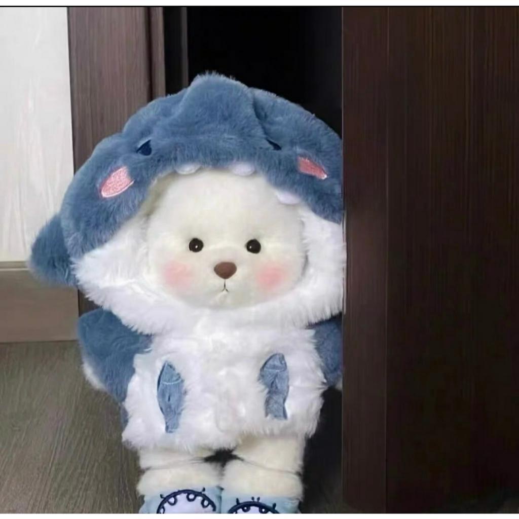 ชุดฉลาม🦈 เหมาะกับน้องหมี teddy tales ขนาด 20 ซม. และ 30 ซม.