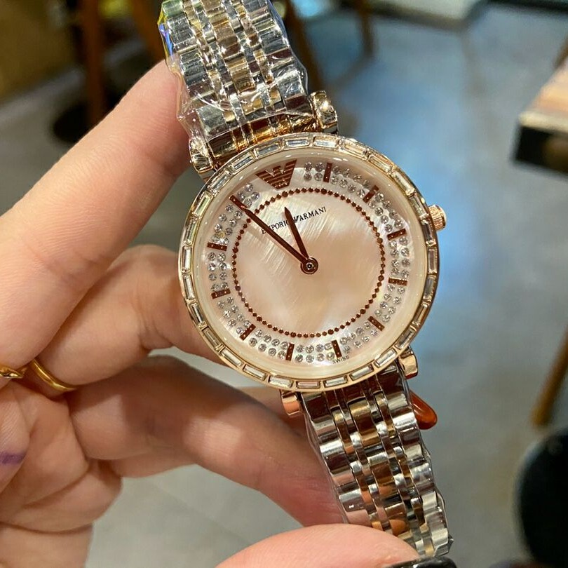 Armani Armani สายนาฬิกาข้อมือหนังสําหรับ Ar1674 1918 11276 90003 ...