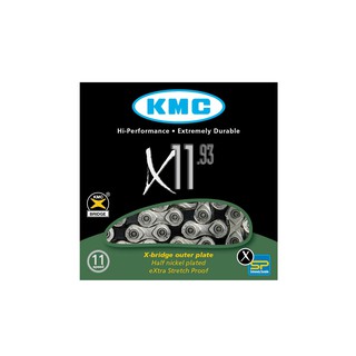 โซ่ KMC X11.93 CHAIN 11 SPEED CHAIN (116L / SILVER/BLACK)